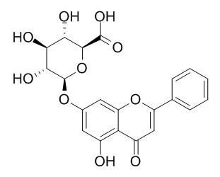 Chrysin 7-O-β-D-glucopyranuronoside