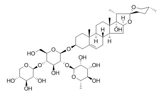 Glucopyranoside,
(3beta,25R)-17-hydroxyspirost-5-en-3-yl