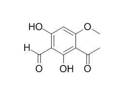 2,4-Dihydroxy-
6-methoxy-3-formylacetophenone