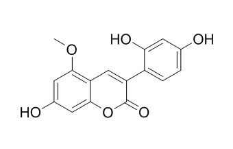 7,2',4'-Trihydroxy-
5-methoxy-3-phenylcoumarin