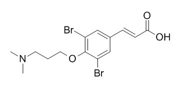3,5-Dibromo-
4-[3-(dimethylamino)propoxy]cinnamic acid