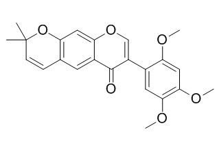 2',4',5'-Trimethoxy-2'',2''-
dimethylpyrano[5'',6'':6,7]isoflavone