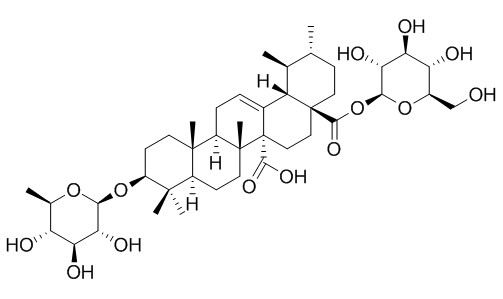 Quinovic acid 
3-O-(6-deoxyglucoside) 28-O-glucosyl ester