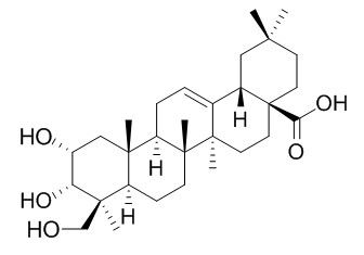 2α,3α,24-Trihydroxyolean-12-en-28-oic acid