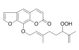 8-(6-Hydroperoxy-
3,7-dimethyl-2,7-octadienyloxy)psoralen