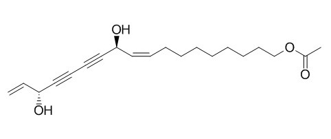 1-Acetoxy-9,17-octadecadiene-
12,14-diyne-11,16-diol