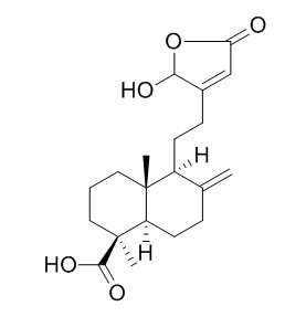 16-Hydroxy-8(17),13-
labdadien-15,16-olid-19-oic acid