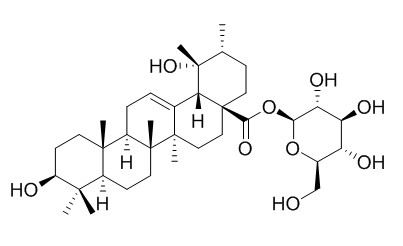 Pomolic acid 28-O-β-D-glucopyranosyl ester