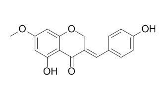 5-Hydroxy-7-methoxy-3-(4-
hydroxybenzylidene)chroman-4-one