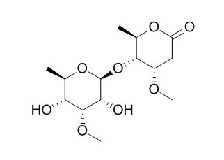 6-Deoxy-3-O-methyl-β-allopyranosyl
(1→4)-β-cymaronic acid δ-lactone