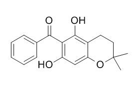 6-Benzoyl-5,7-
dihydroxy-2,2-dimethylchromane