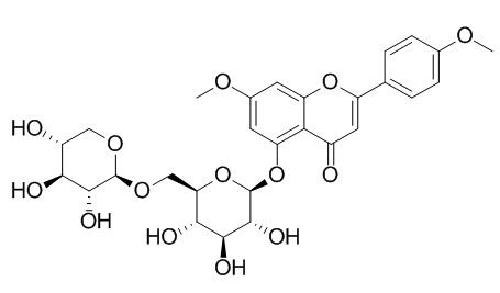 7,4'-Di-O-
methylapigenin 5-O-xylosylglucoside