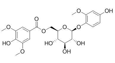 4-Hydroxy-2-methoxyphenol
1-O-(6-O-syringoyl)glucoside