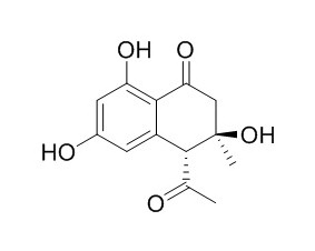 4-(trans)-Acetyl-3,6,8-trihydroxy-3-
methyldihydronaphthalenone