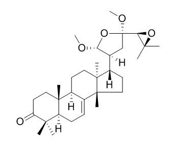 21,23:24,25-Diepoxy-21,23-
dimethoxytirucall-7-en-3-one