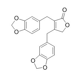 2,3-Di(3',4'-methylenedioxybenzyl)
-2-buten-4-olide