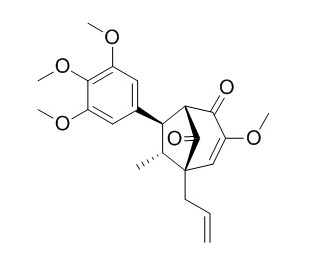 5-Allyl-3-methoxy-6-methyl-7-(3,4,5-tri
methoxyphenyl)bicyclo[3.2.1]oct-3-ene-2,8-dione