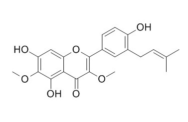 5,7,4'-Trihydroxy-
3,6-dimethoxy-3'-prenylflavone