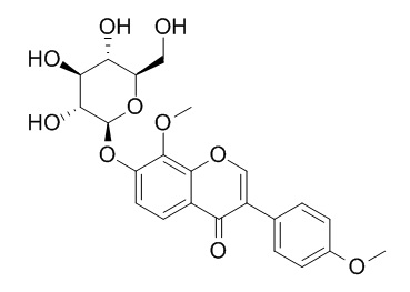 8-O-Methylretusin-
7-O-beta-D-glucopyranoside