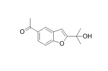 5-Acetyl-2-
(1-hydroxy-1-methylethyl)benzofuran