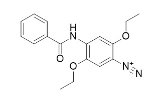 4-Benzamido-
2,5-diethoxybenzenediazonium