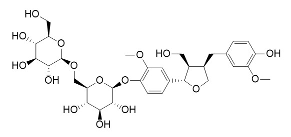 (+)-Lariciresinol 4'-O-beta-D-Glucopyranosyl-(1→3)-beta-D-glucopyranoside