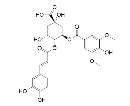 4-O-Caffeoyl-3-O-syringoylquinic
acid