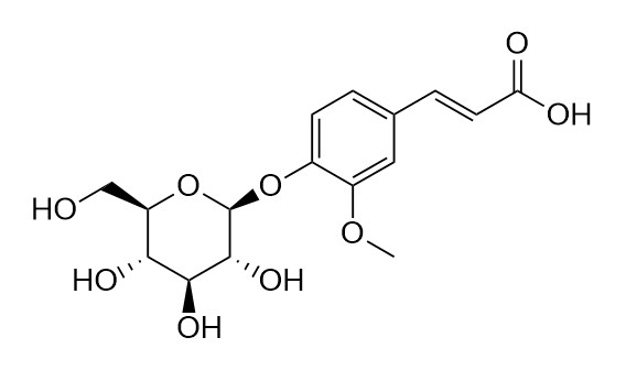(E)-Ferulic acid 4-O-beta-D-glucoside