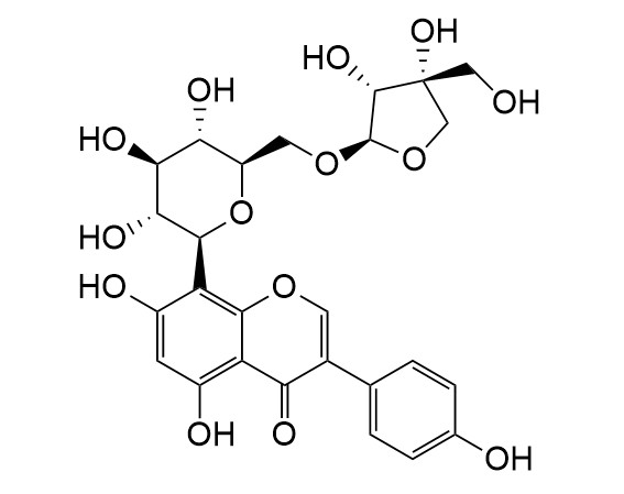 Genistein-8-C-apiosyl (1→6)-glucoside